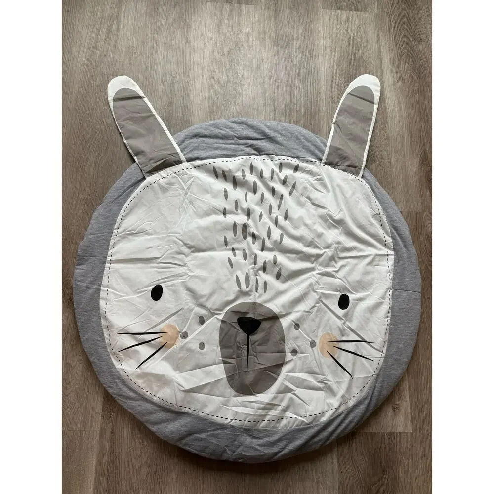 Rabbit Baby Crawling Mat, Play Mat, Tummy Time Mat, Activity Rug - Picture 1 of 5